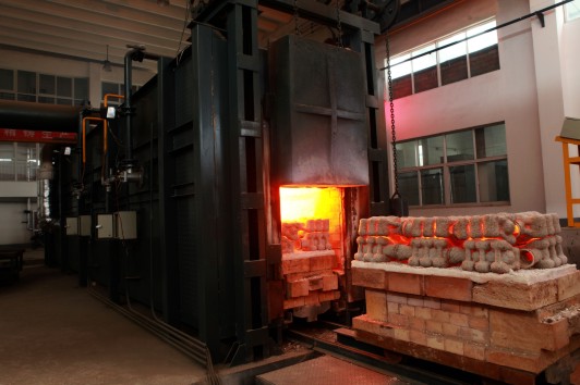 焙燒工序(自動焙燒澆注線)